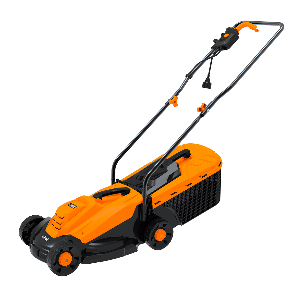Cortacésped Eléctrico Lernen 1400W con Bolsa Recolectora de 30L