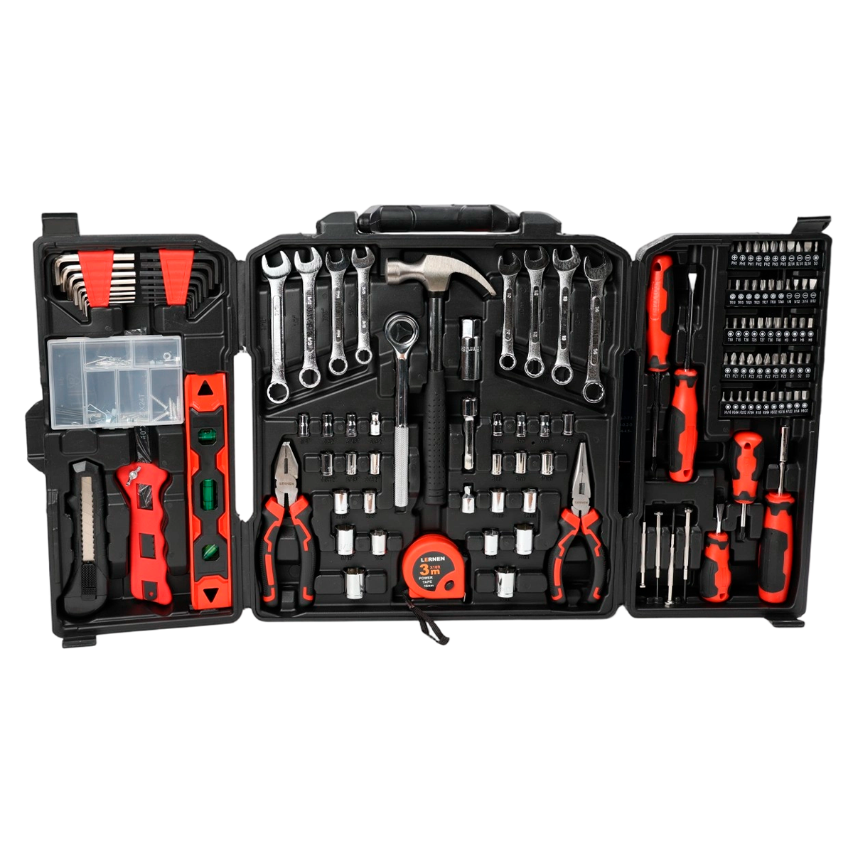 Set 168 Herramientas Manuales Multipropósito LERNEN