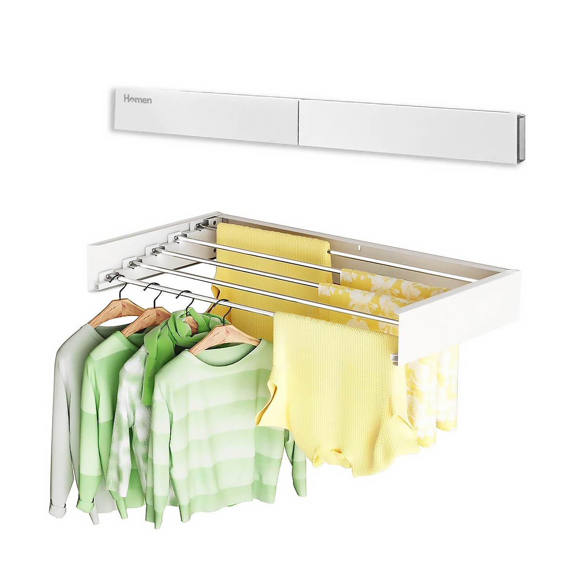 Tendedero Colgador De Ropa Retráctil