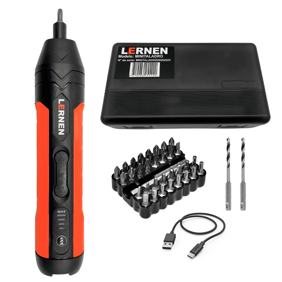 Destornillador inalámbrico mini 3.6 V LERNEN Lernen