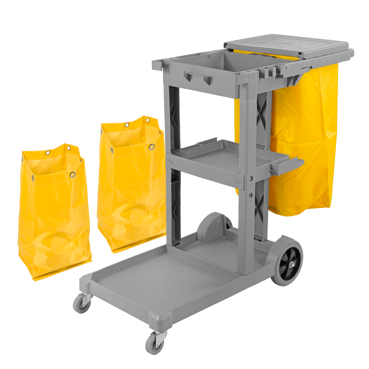 Carro De Aseo Porta Útiles, Con Tapa Incluye 2 Bolsas Lernen