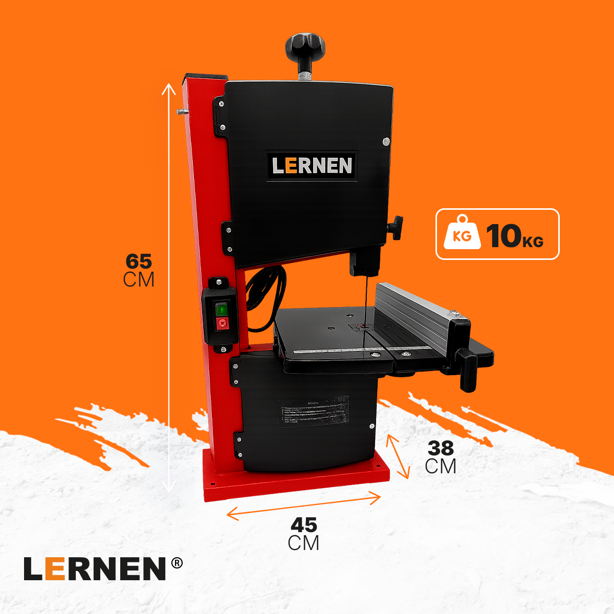 Sierra de Cinta Vertical 350W Lernen Lernen