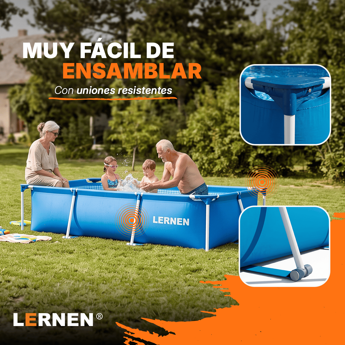 Piscina Estructural Rectangular 260X160 Lernen