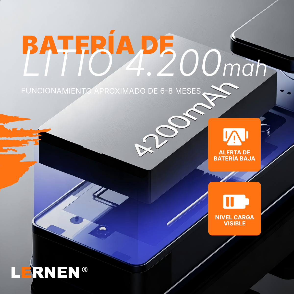 Cerradura Inteligente Digital Electrónica PRO Lernen + Wifi + App Tuya
