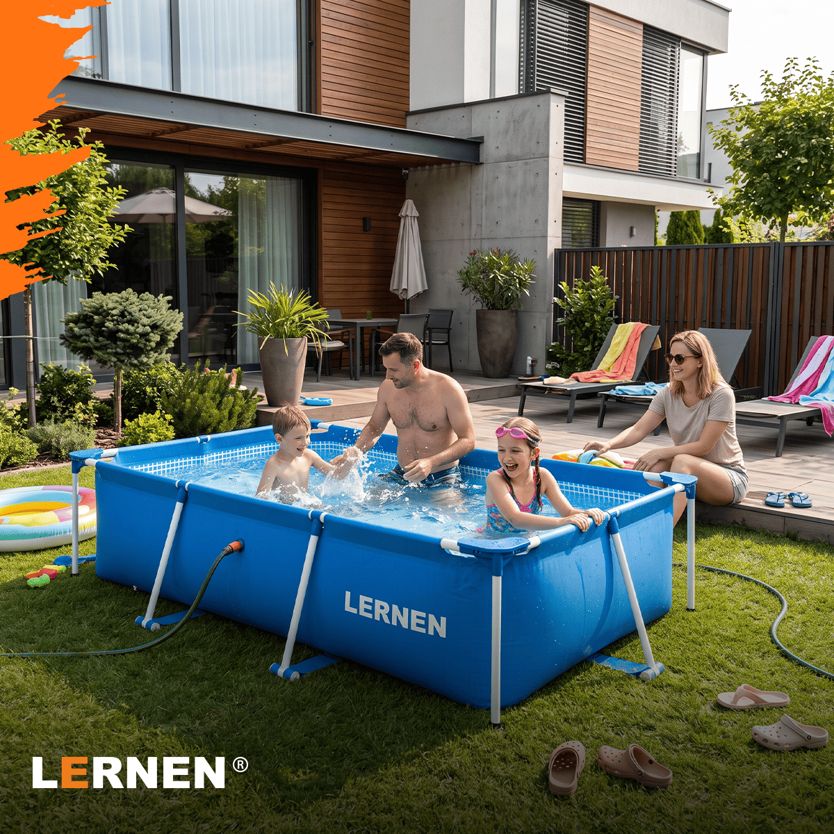 Piscina Estructural Rectangular 300X200 Lernen