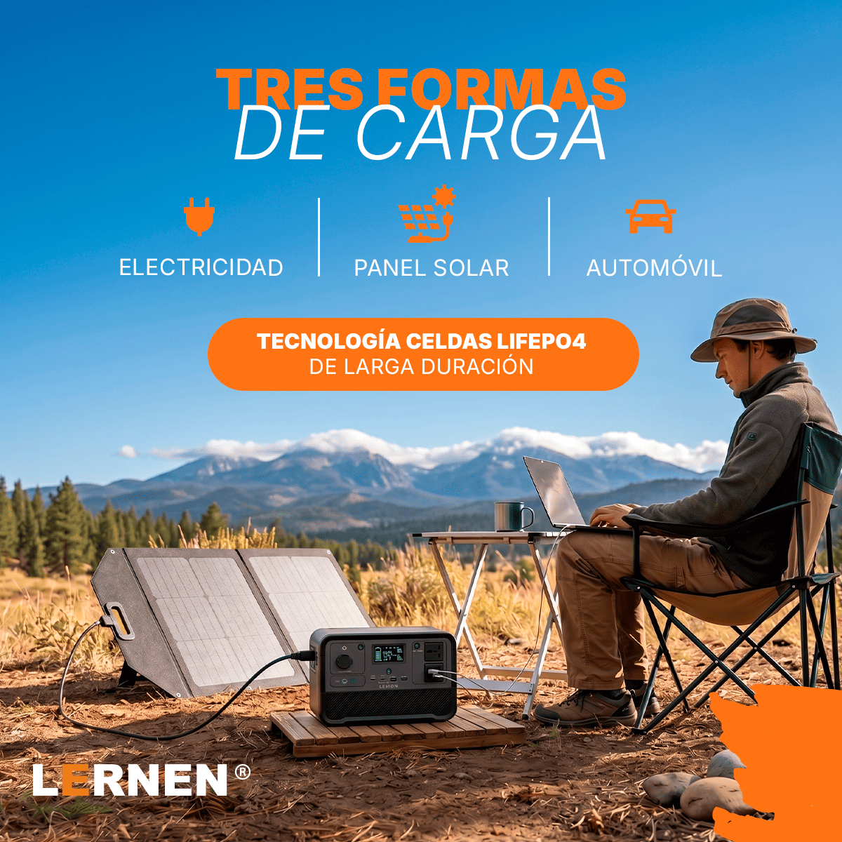 Estación De Energía Portátil Lernen 700w Generador Eléctrico