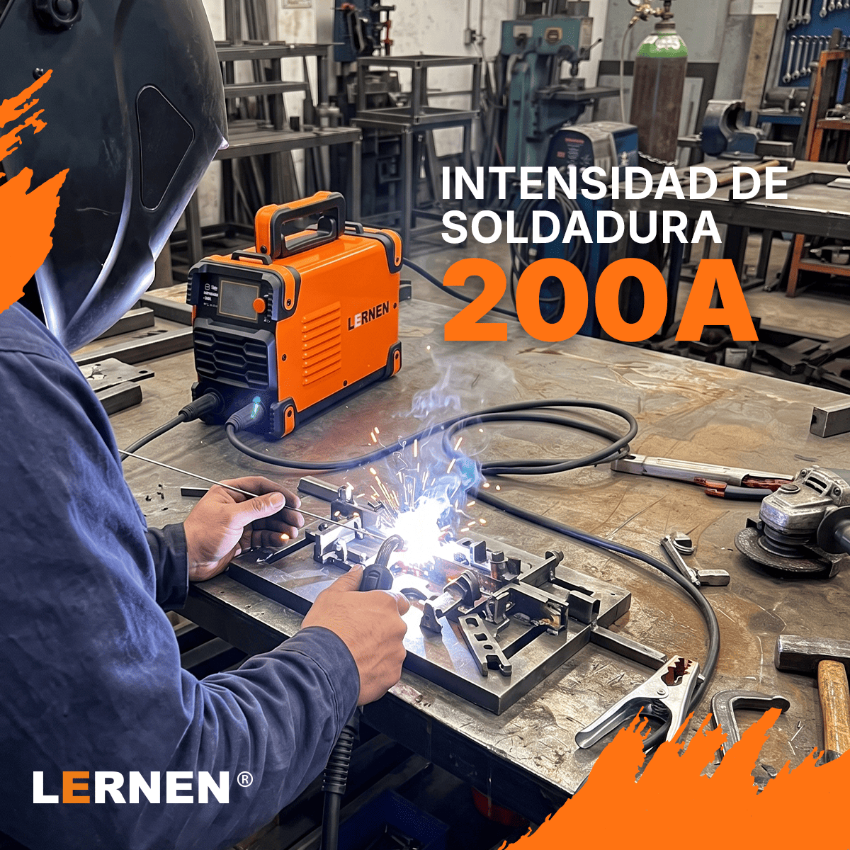 Soldadora Inverter PRO Lernen 200 A