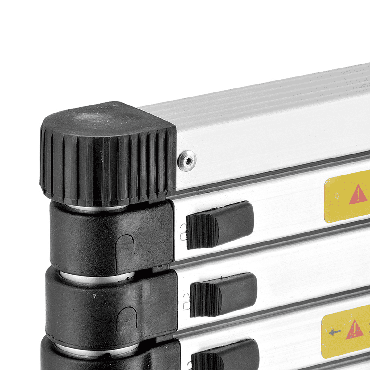 Escalera Telescópica Plegable 2.6 Metros Lernen Color Gris