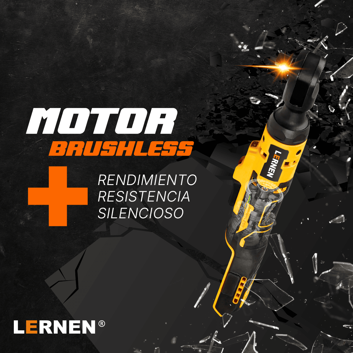 Llave Chicharra eléctrica Inalámbrica PRO + 2 baterías + 6 dados Lernen