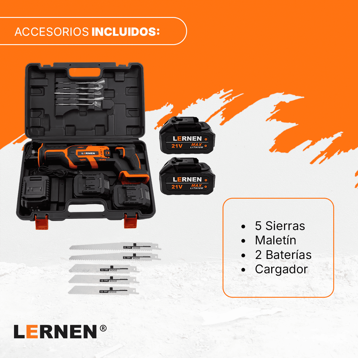 Sierra Sable Reciproca PRO Inalámbrica Lernen Lernen