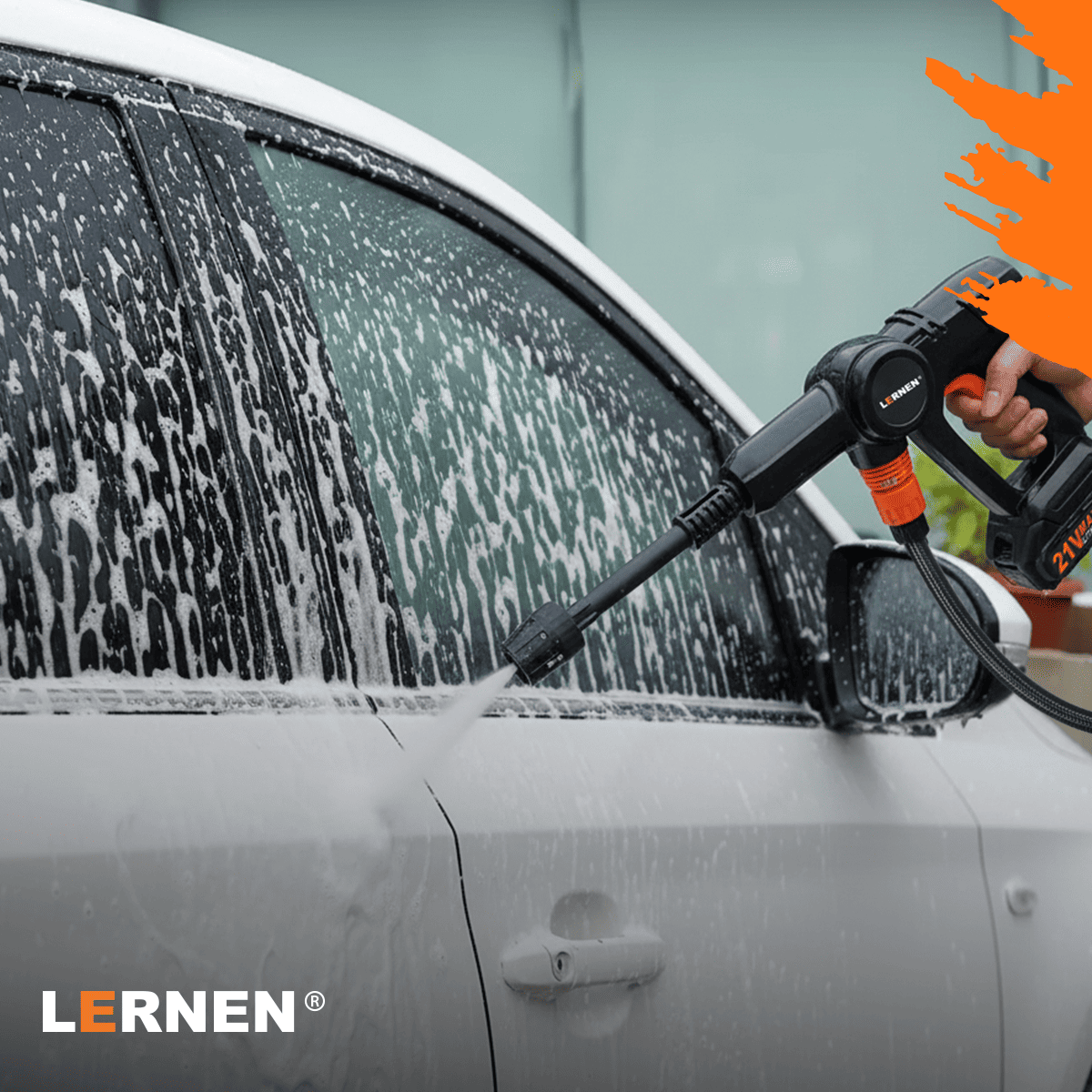 Hidrolavadora Inalámbrica PRO Lernen + 2 baterías + Accesorios Lernen