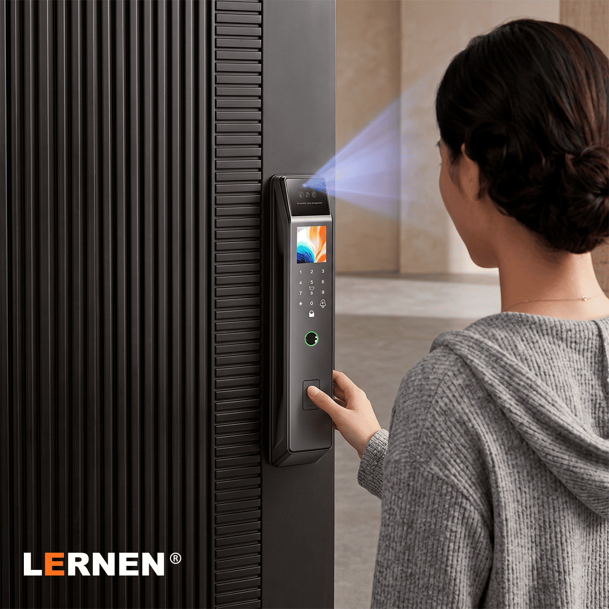 Cerradura Inteligente Digital Electrónica PRO Lernen + Wifi + App Tuya