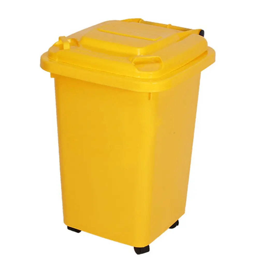 Basurero Contenedor De Basura 50 Litros Con Ruedas - Colores Lernen
