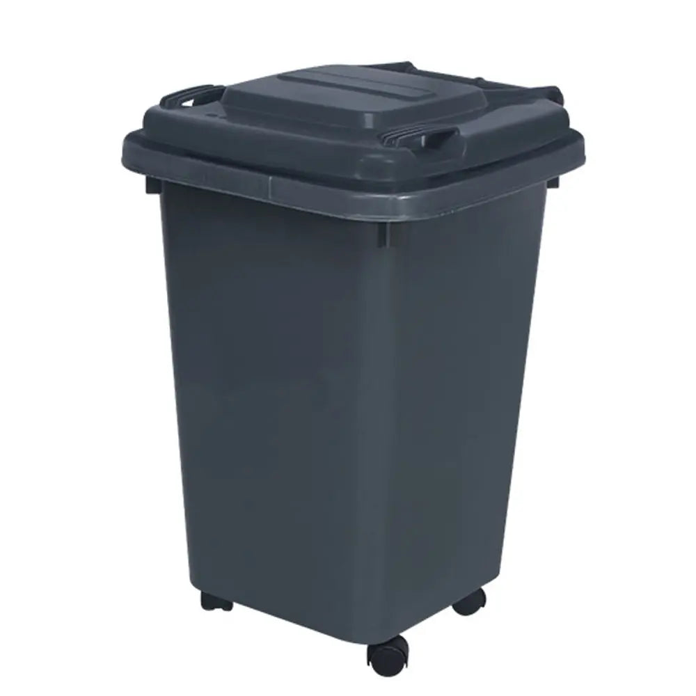 Basurero Contenedor De Basura 50 Litros Con Ruedas - Colores Lernen