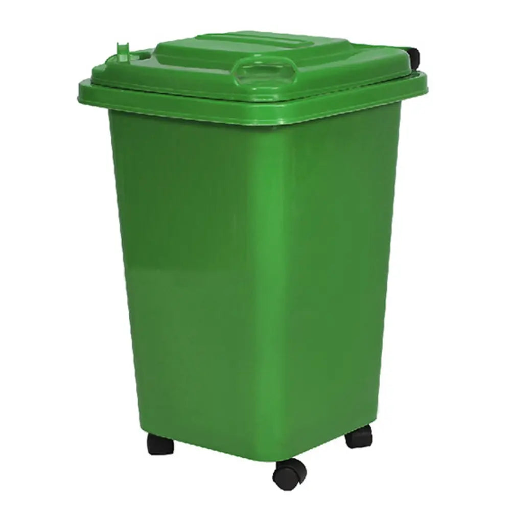 Basurero Contenedor De Basura 50 Litros Con Ruedas - Colores Lernen