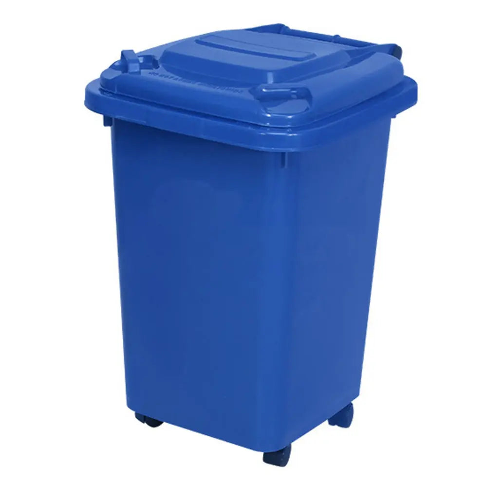 Basurero Contenedor De Basura 50 Litros Con Ruedas - Colores Lernen