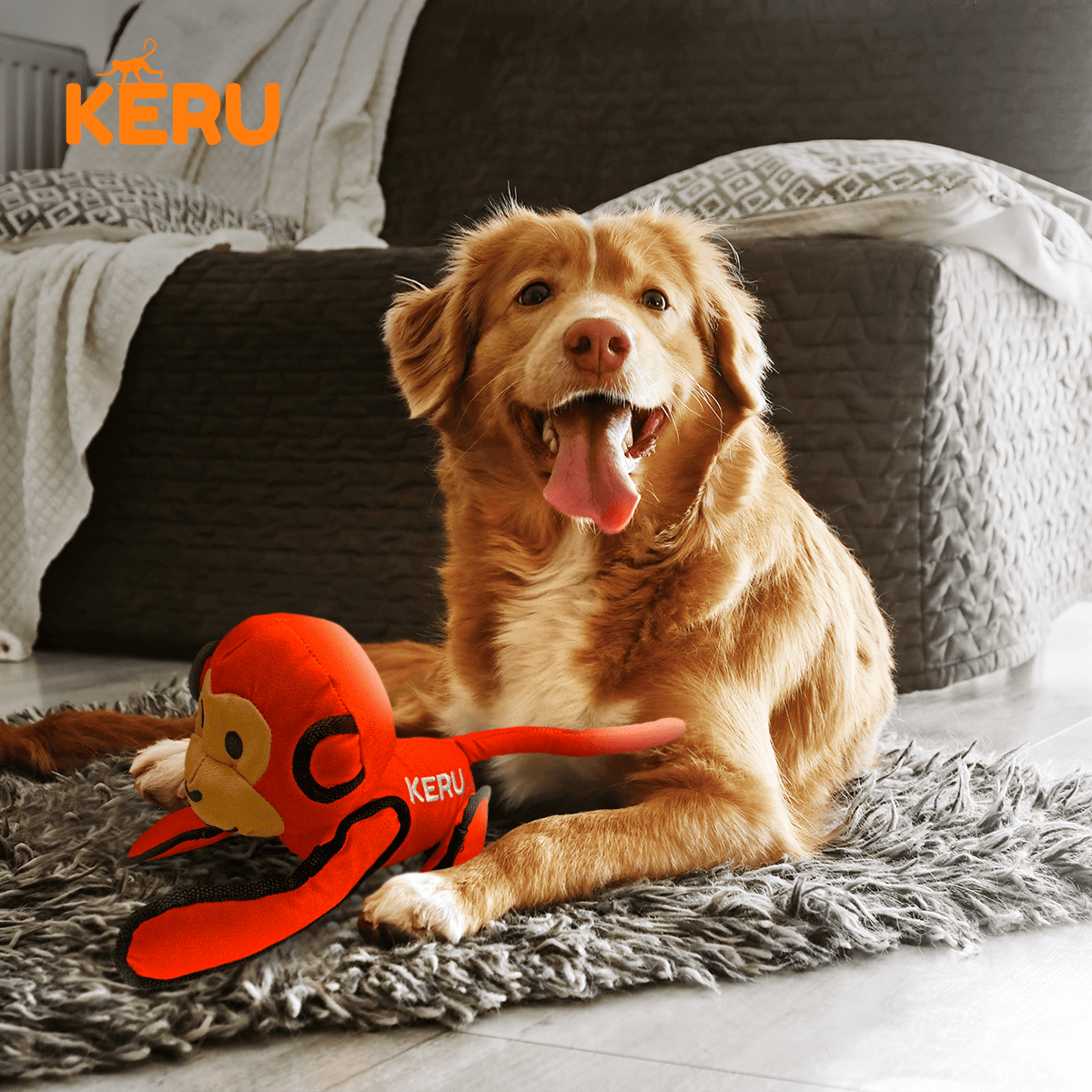 Mono Interáctivo para mascotas KERU Keru