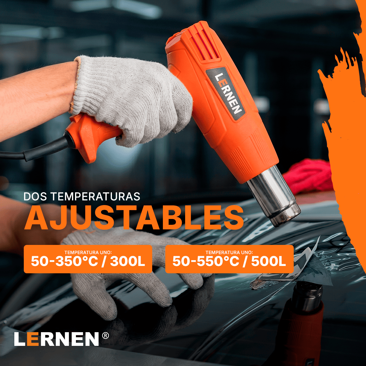 Pistola Calor Lernen 550° C