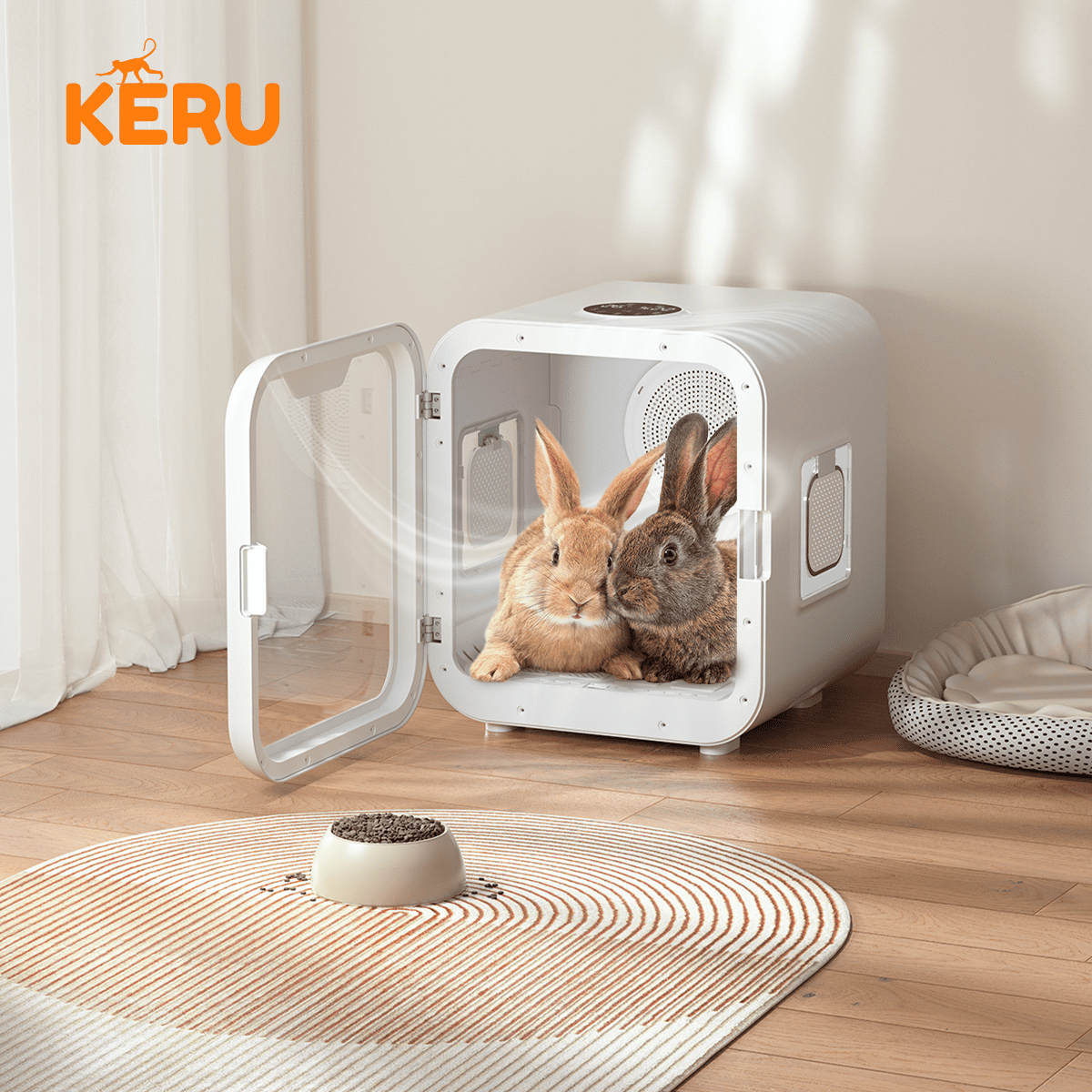 Caja Secadora Inteligente de Mascotas Silenciosa Keru