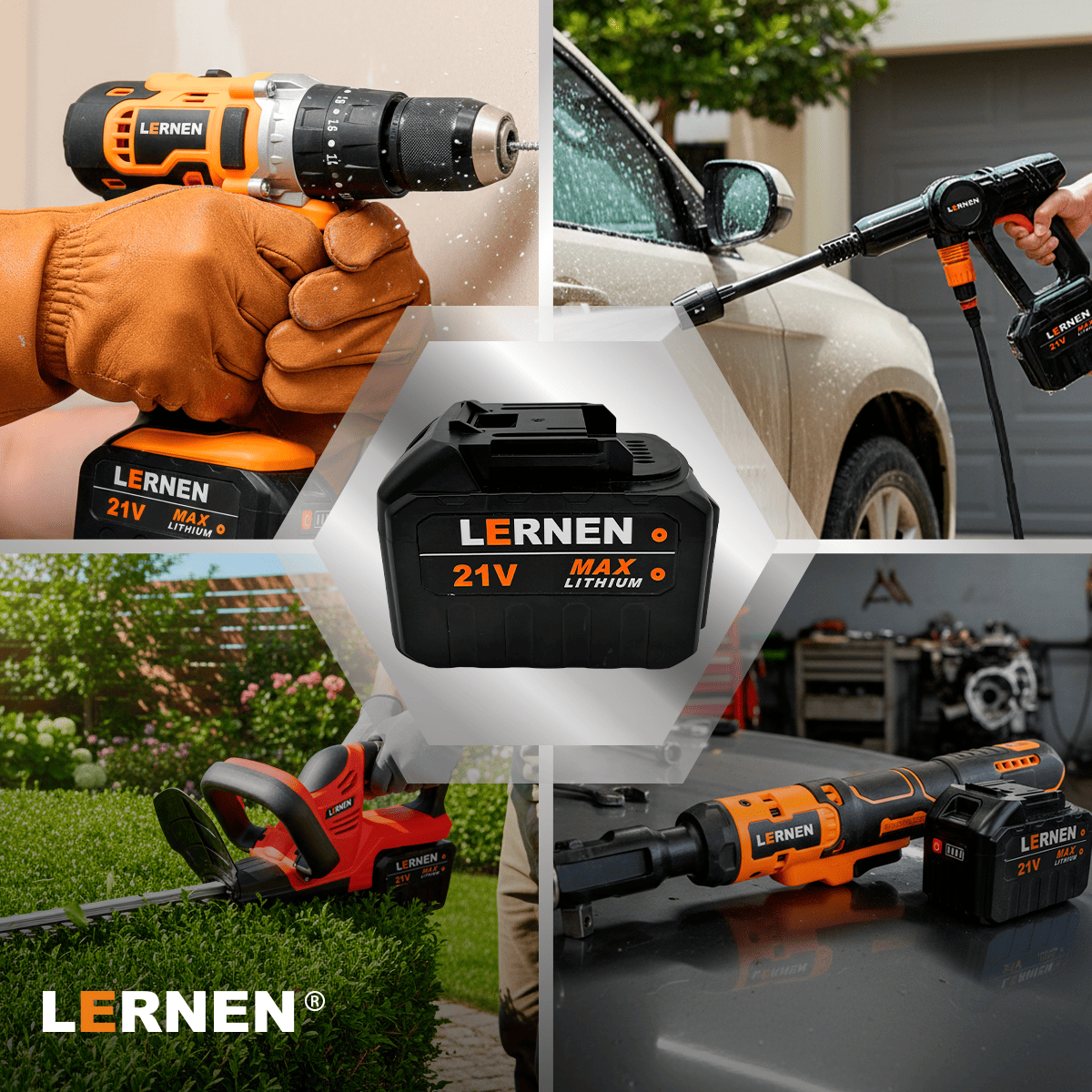 Batería Lernen 21v 6.000 Mah