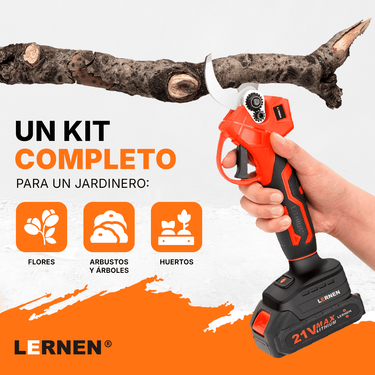 Tijera podadora Inalámbrica Lernen Lernen