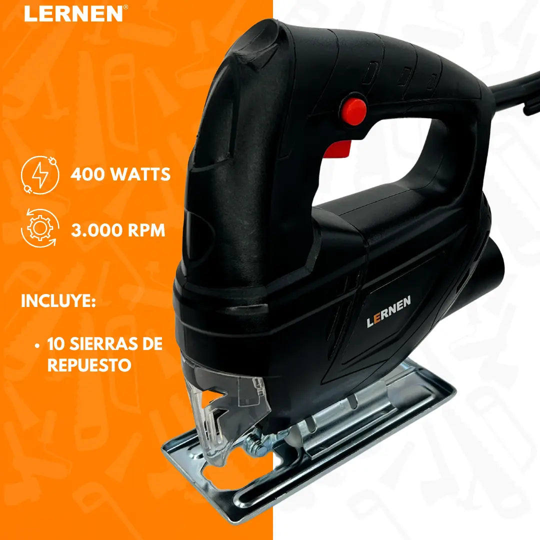 Pack Sierra Caladora 3000 RPM + Fresadora Router Tupi Lernen