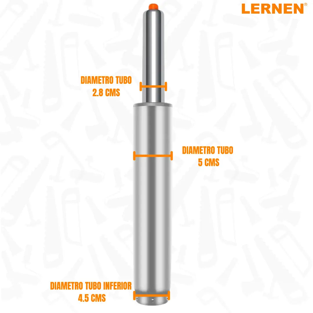 Pistón Universal Gris 140mm Lernen