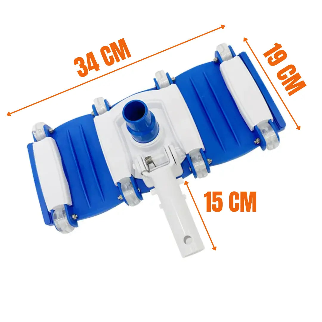 Aspiradora Limpia Fondo Piscina 8 Ruedas Ultra Resistente Lernen