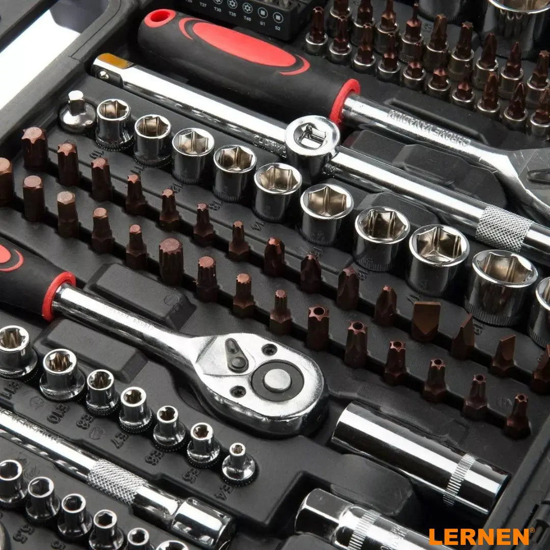 Juego De Dados Lernen 216 Piezas Kit De Herramientas Lernen
