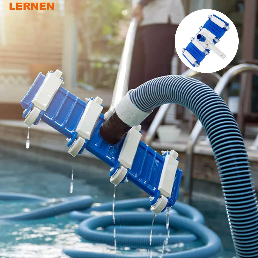 Aspiradora Limpia Fondo Piscina 8 Ruedas Ultra Resistente Lernen