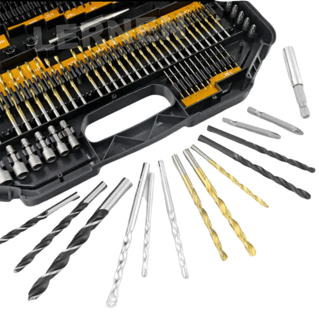 Maletín De 246 Puntas De Taladro, Brocas y Dados Lernen
