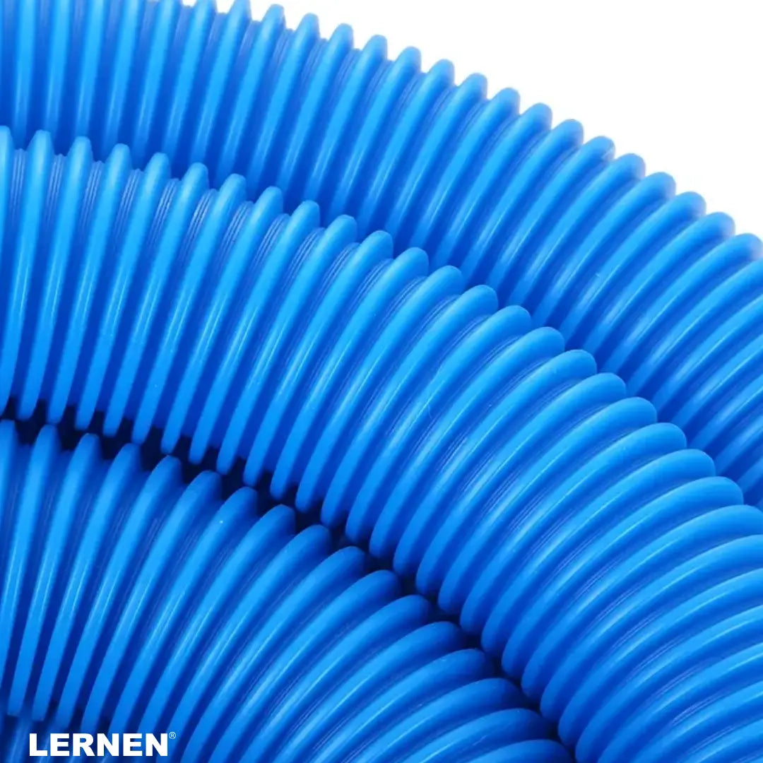 Manguera Limpia Piscina 15 Metros Flexible Azul Con Terminal Lernen