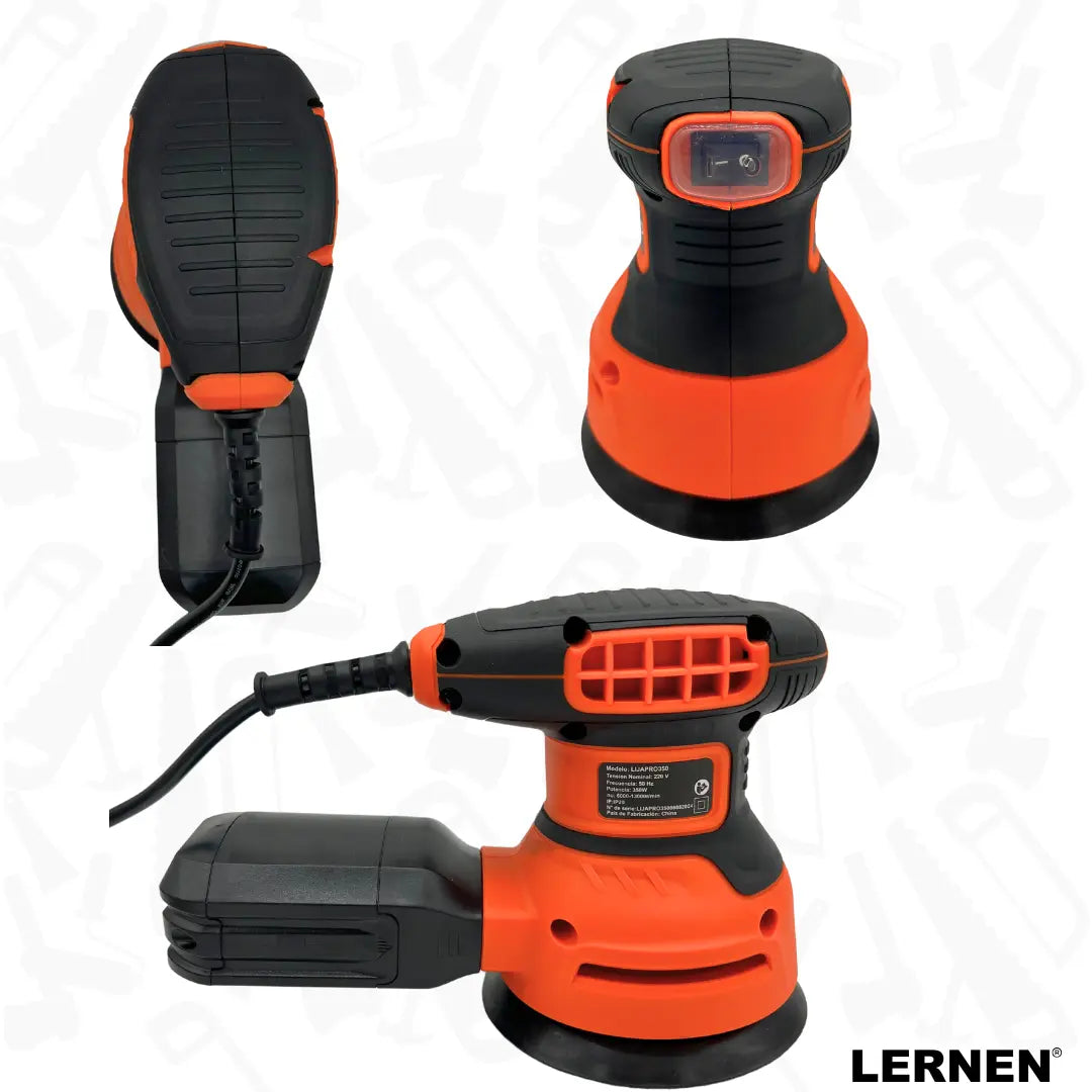 Lijadora Roto Orbital PRO LERNEN 350 W + 15 Lijas Lernen