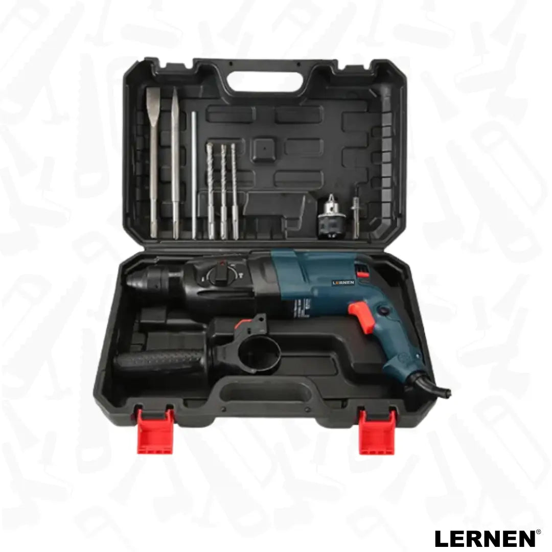 Kit Rotomartillo 800 W LERNEN+ Maletín Portátil + Accesorios Lernen
