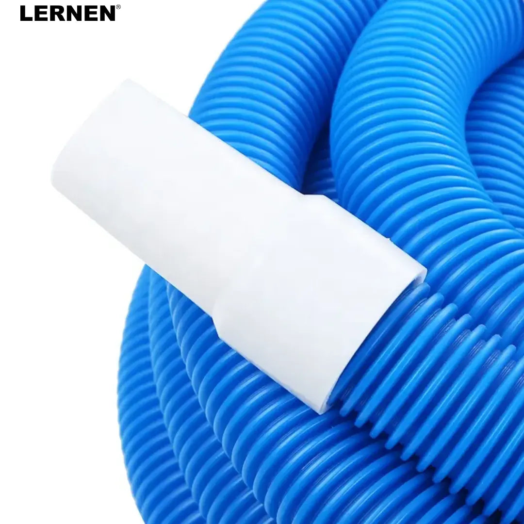 Manguera Limpia Piscina 15 Metros Flexible Azul Con Terminal Lernen