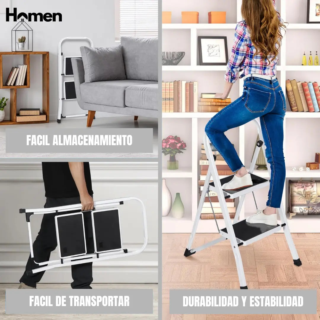 Escalera de aluminio tijera Homen Homen