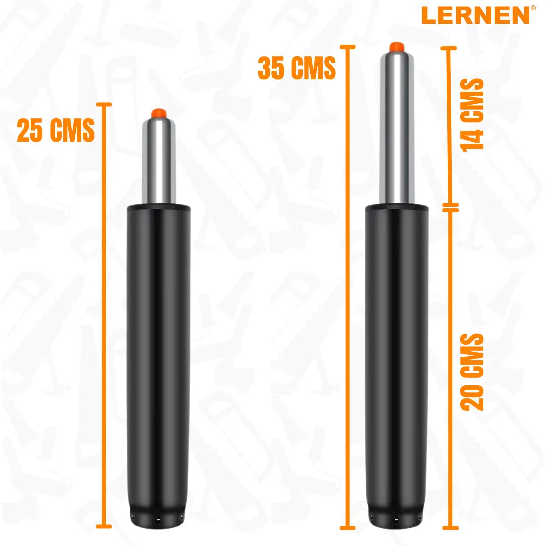 Pistón Universal Negro 140mm Lernen