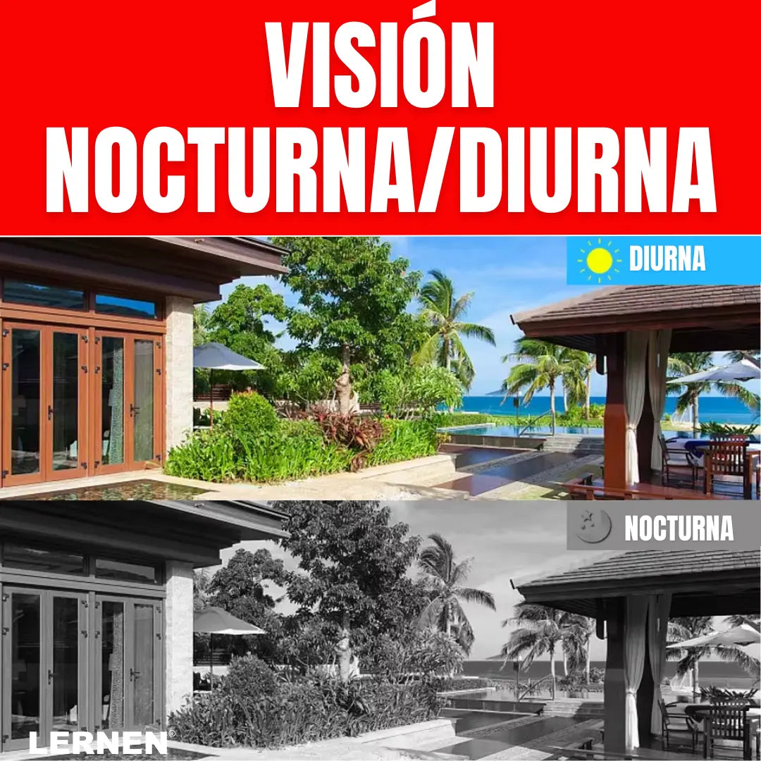 Cámara de seguridad Wifi Exterior Impermeable 3MP + SD 64 GB Lernen