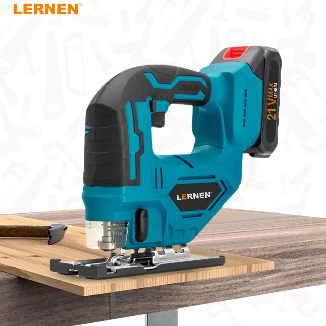 Sierra Caladora Inalámbrica 21v + Accesorios Lernen