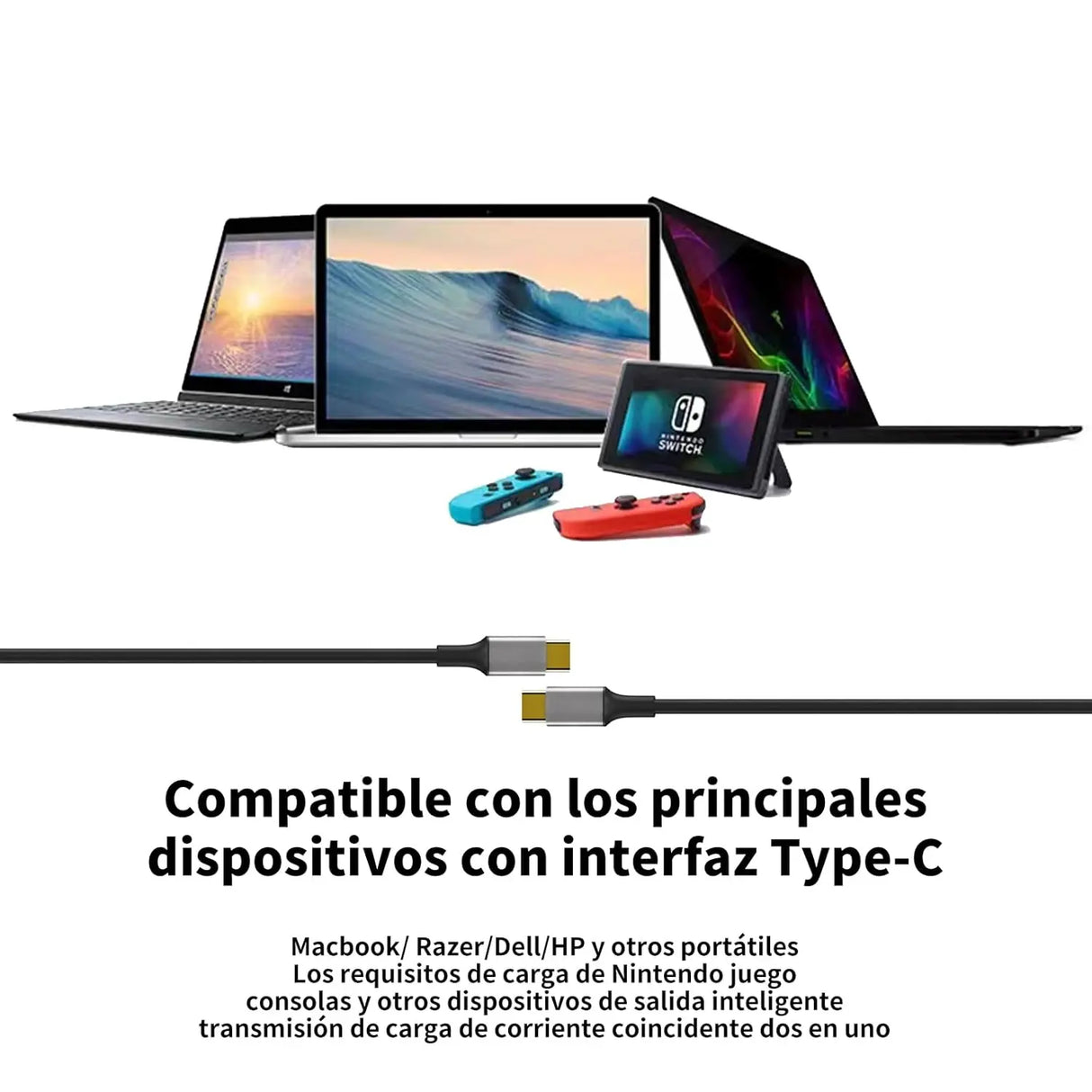 Cable Arzopa USB TIPO C a TIPO C Arzopa