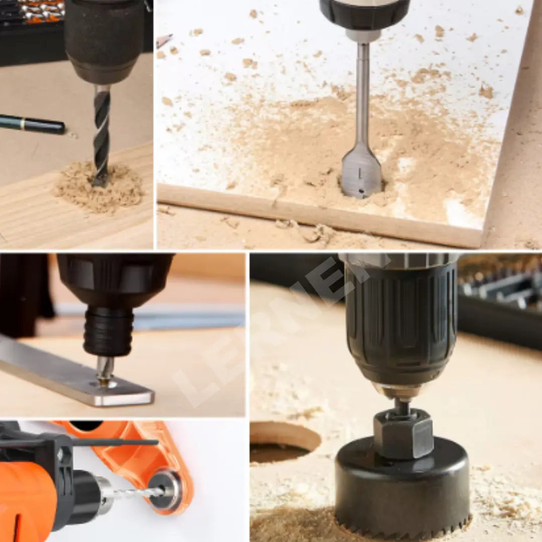 Maletín De 99 Puntas De Taladro, Brocas Y Dados Lernen