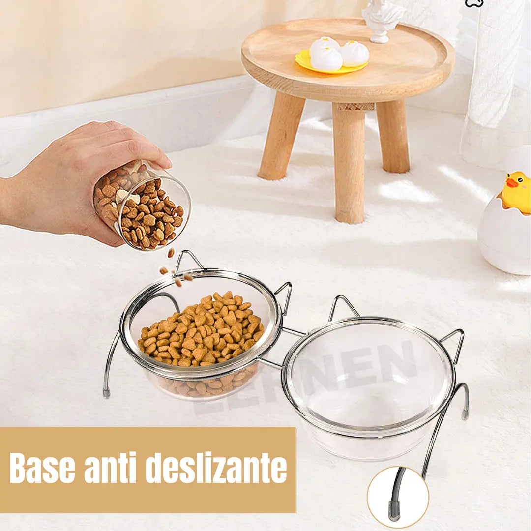 Comedero Bebedero Bowl doble - Gato Keru