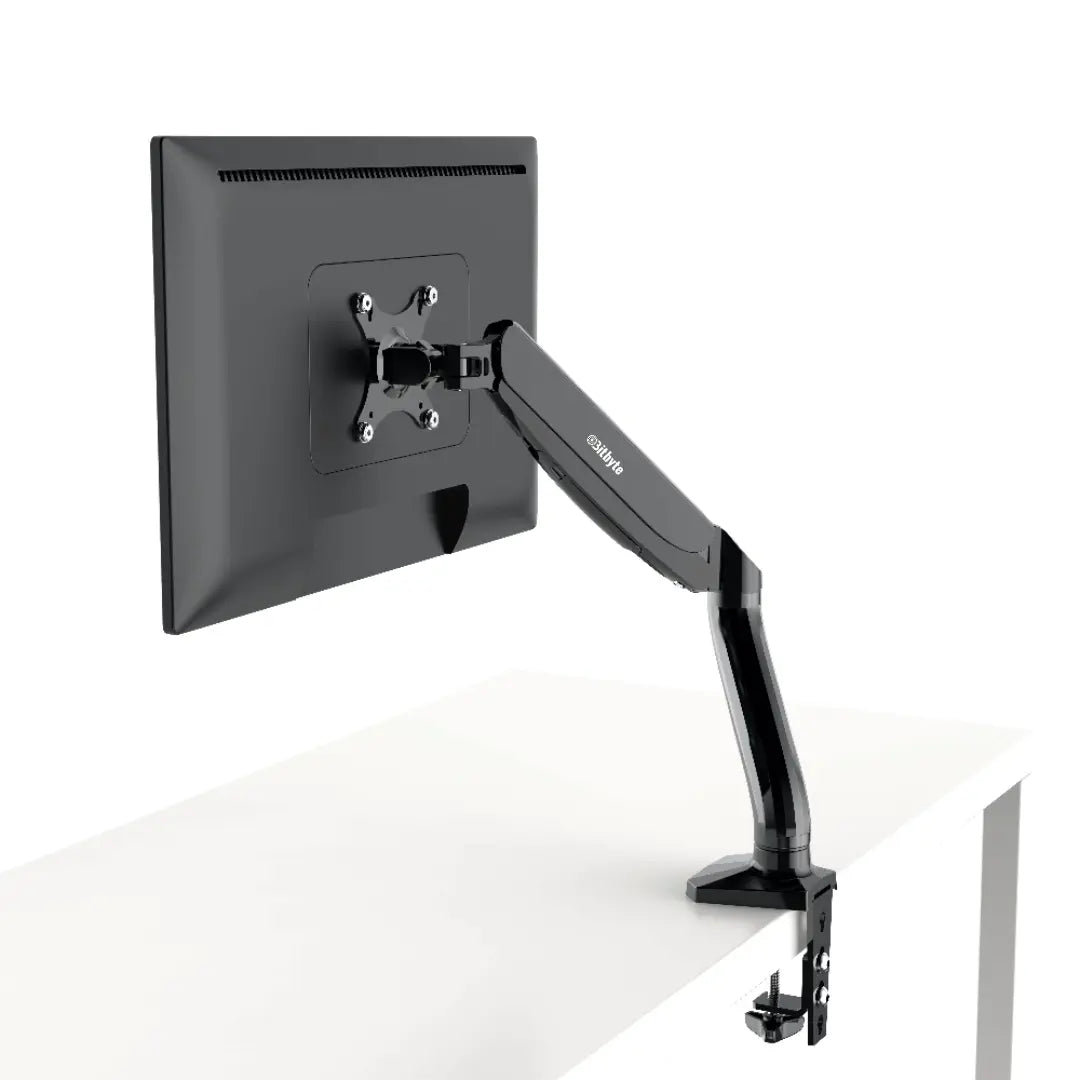 Soporte Monitor Escritorio 13 -32 Pulgadas Brazo Articulado Color Negro Bitbyte