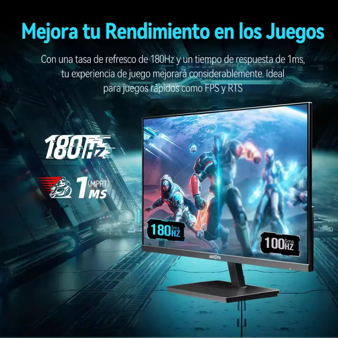Monitor Gamer 27" ARZOPA M1RC 180Hz 2K QHD Arzopa