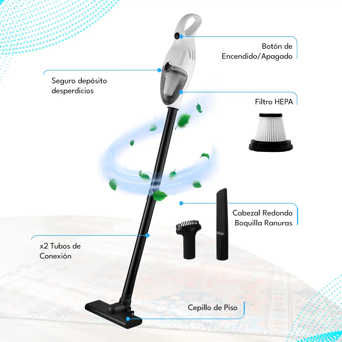 Aspiradora con Cable LERNEN 700W Lernen