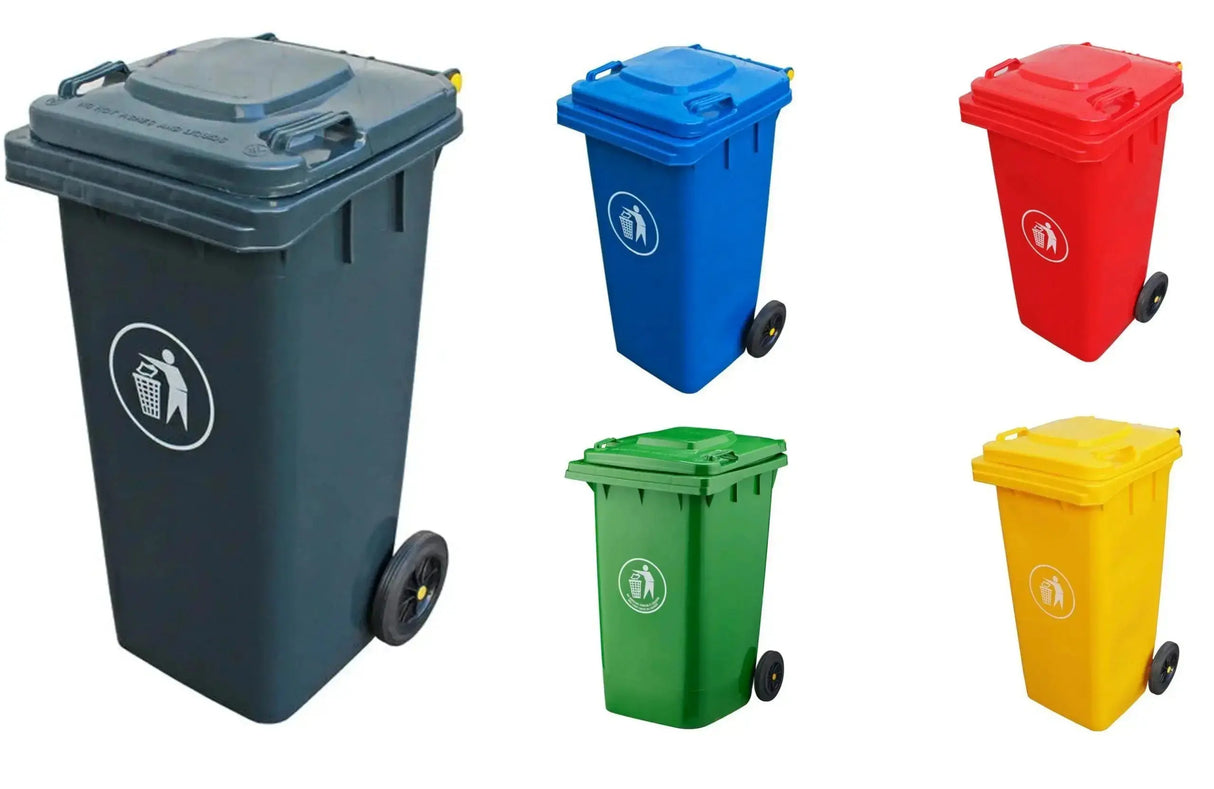 Basurero Contenedor De Basura 240 Litros - Colores