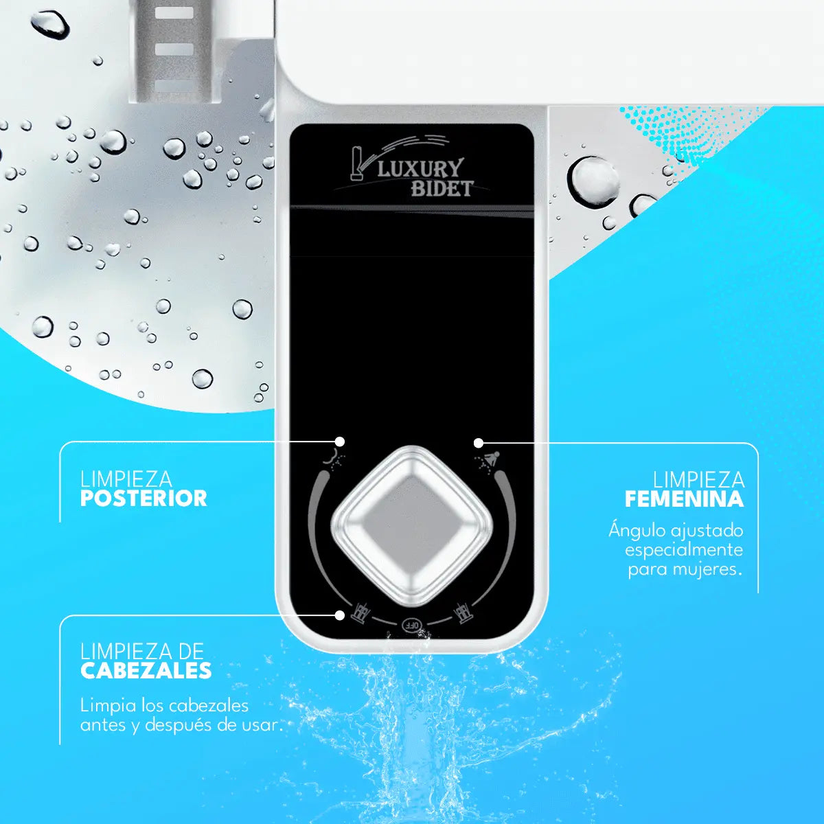 Bidet Wc Inodoro Ajustable Universal Homen Homen