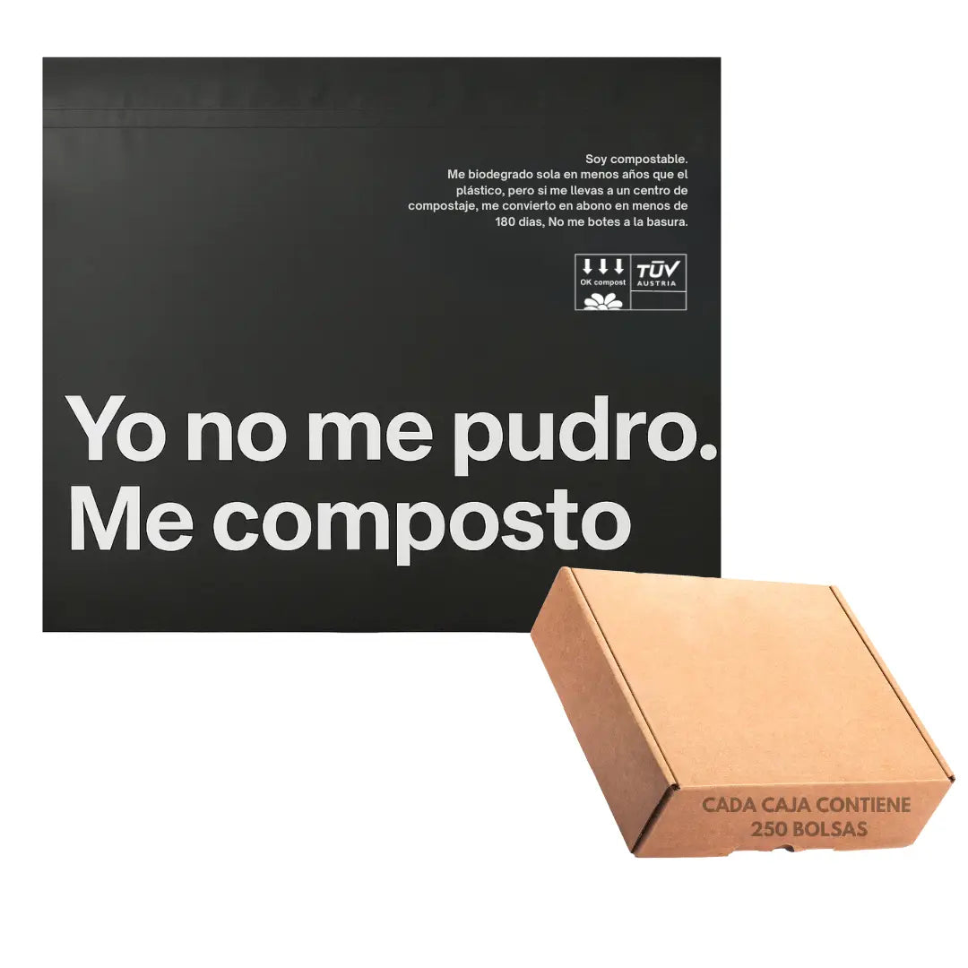 Bolsa Compostable Tipo Courier 60x60 Cm, 250 Unidades Lernen