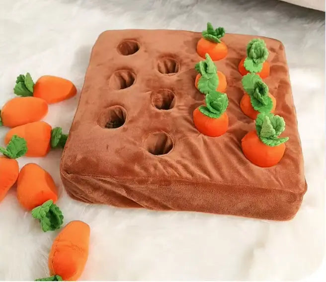 Juguete de peluche interactivo para mascotas - Zanahoria Keru