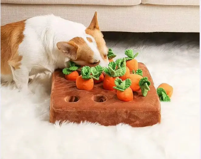 Juguete de peluche interactivo para mascotas - Zanahoria Keru
